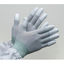 ZM 13Gauge Antistatic Carbon Fiber ESD Top Fit Gloves for Industrial Use